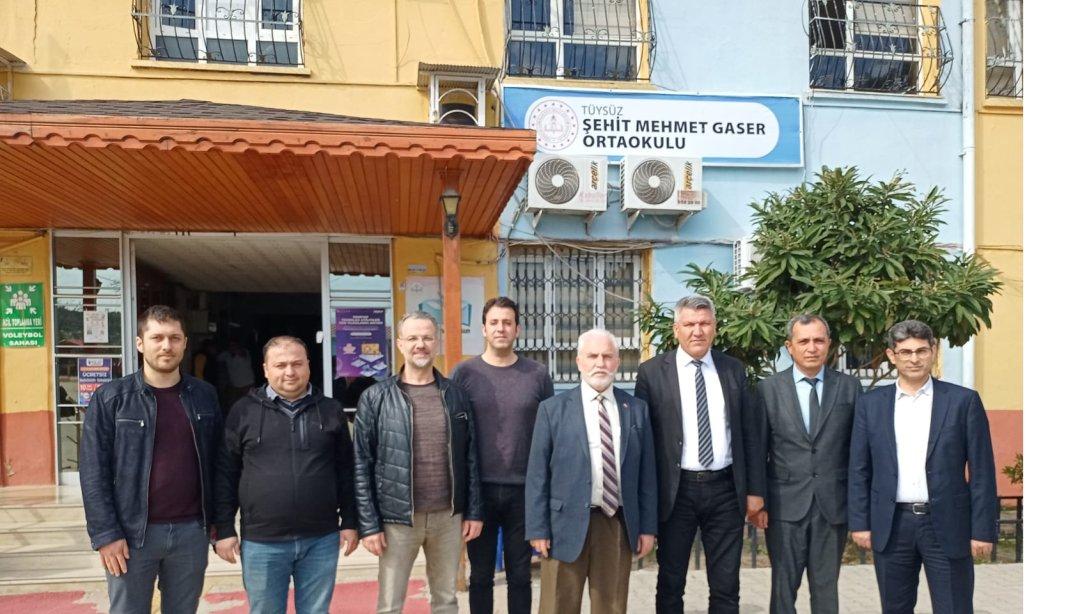 Tüysüz Şehit Mehmet Gaser Ortaokulu Ziyareti